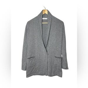 Fabiana Filippi wool cashmere silk blends grey cardigan sweater jacket